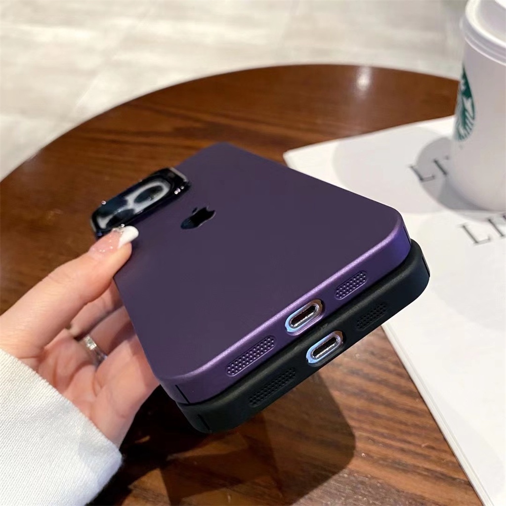 dengan logo Case iPhone 14 Pro Max dengan Pelindung Kamera Penutup Lensa Case iPhone 13 12 Pro Max Tertutup Penuh Perlindungan Tahan Guncangan Liquid Hard Back Cover