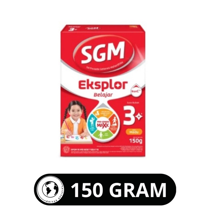 Susu SGM Eksplor 3 Plus Madu 3-5 Tahun 150 Gram