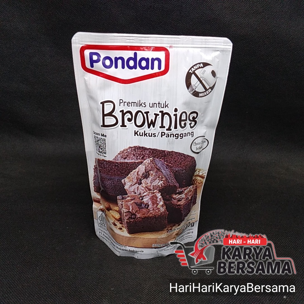 

PONDAN BROWNIES KUKUS & PANGGANG BAHAN KUE 230GR