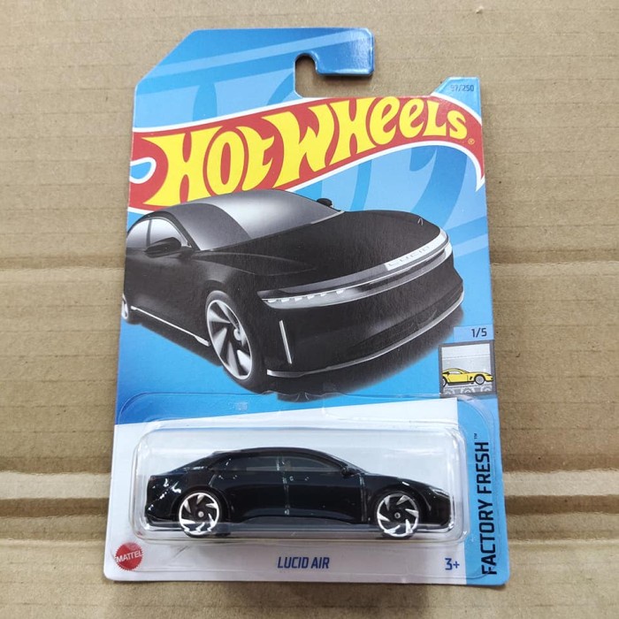 Hotwheels Lucid Air Hitam - Lot J 2023