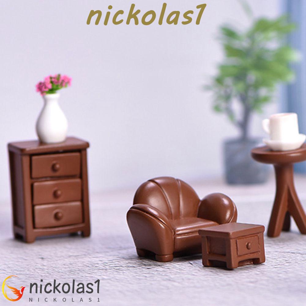 NICKOLAS1 Patung Furniture Mini DIY Resin Lanskap Mikro Bonsai Aksesoris Kursi Kerajinan Minum|Ornamen Rumah Boneka Dekstop Decor