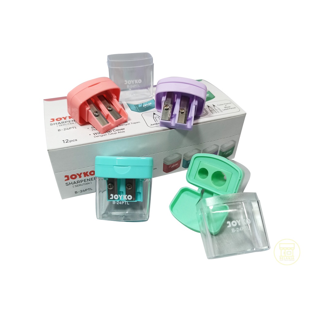 

JOYKO - Rautan Pensil B-24PTL 2 Lubang Warna Pastel Pcs