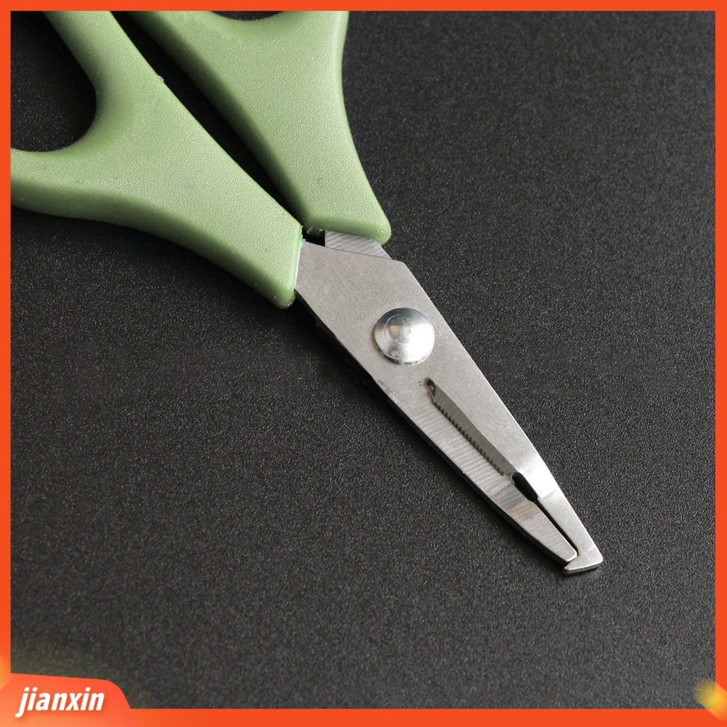 (In Stock) Alat Pancing Gunting Hook Tackle Pemotong Garis Bahan Stainless Steel Warna Hijau Untuk Outdoor
