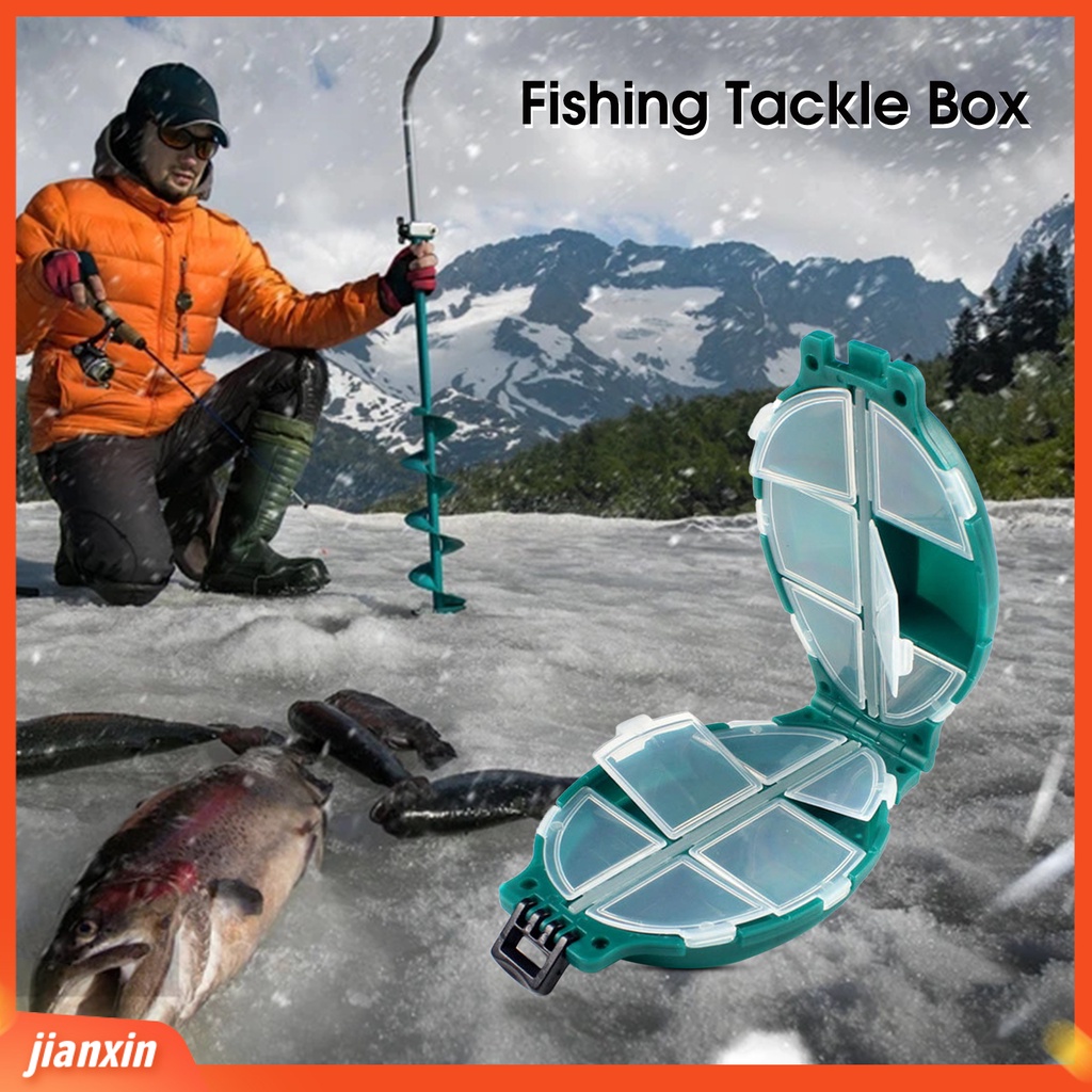 (In Stock) Kotak Pancing Dua Sisi Aksesoris Tahan Aus Kotak Penyimpanan Pancing Portabel Untuk Outdoor