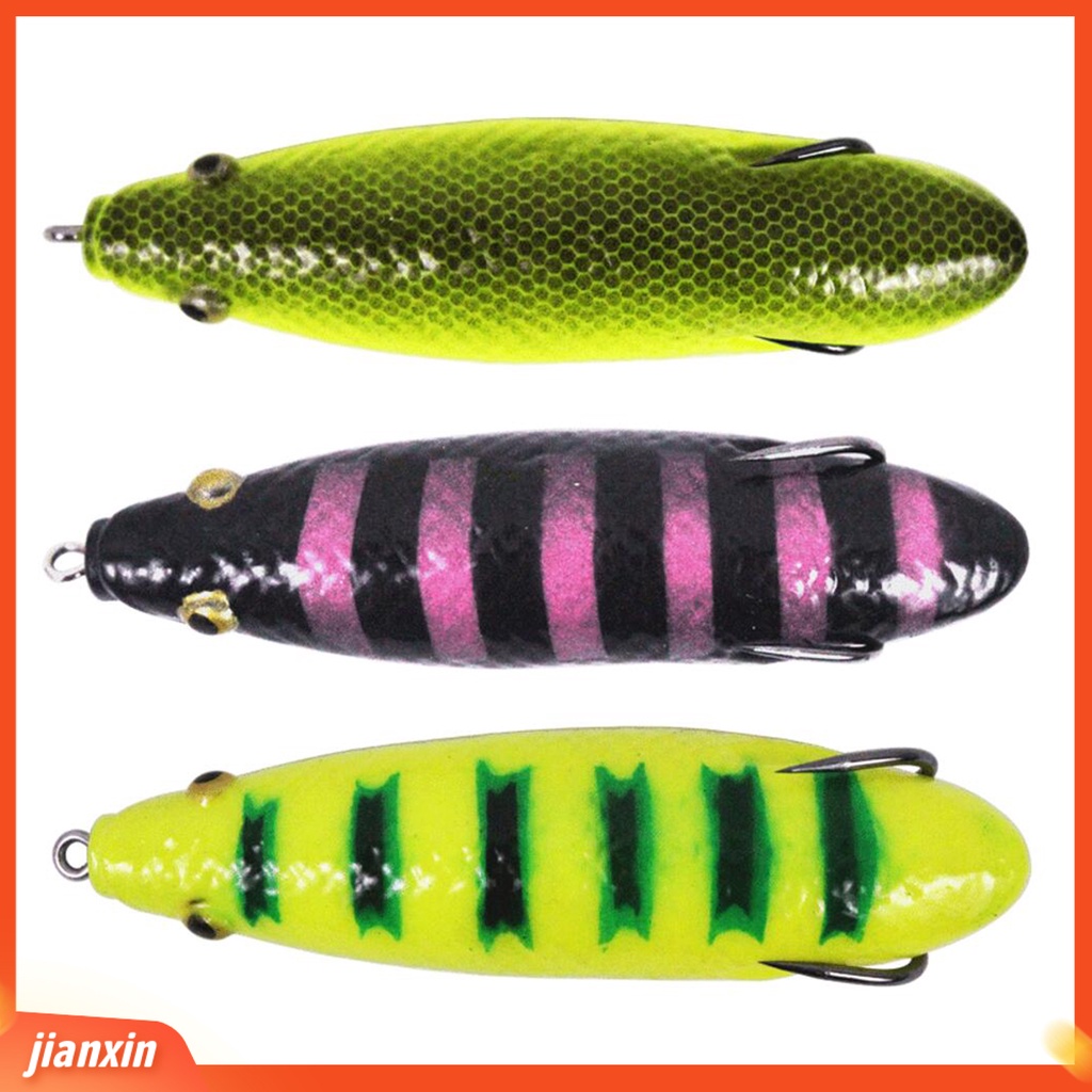 (In Stock) 9cm Pemikat Pancing Penampilan Realistis Kait Ganda 3D Mata Panjang Simulasi Kodok Topwater Umpan Buatan Peralatan Memancing