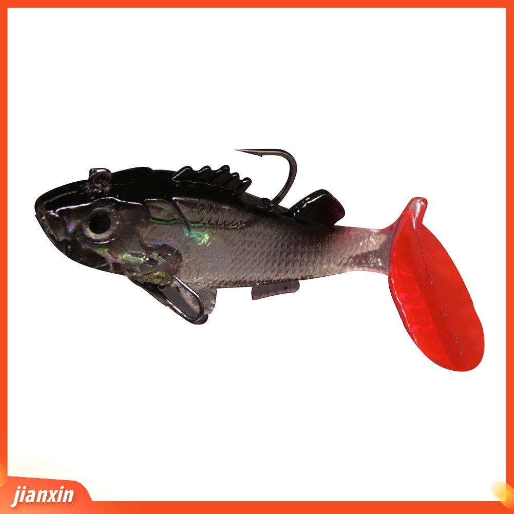 (In Stock) 8cm 16g Buatan Manusia Hidup Bercahaya Memancing Umpan Renang Tackle Crankbait