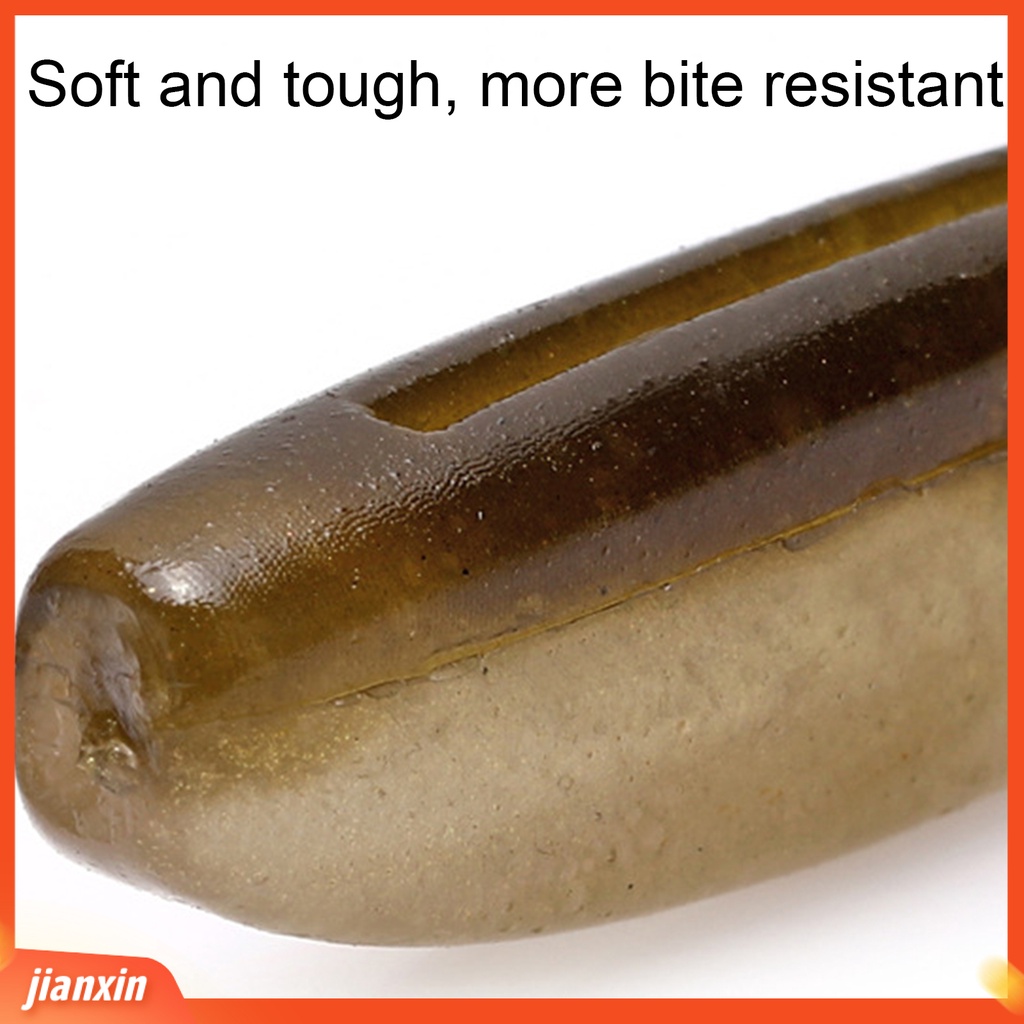 (In Stock) 20 Pcs 5.5 cm Bercahaya Palsu Lembut Silikon Buatan Umpan Wobbler Ikan Renang Umpan