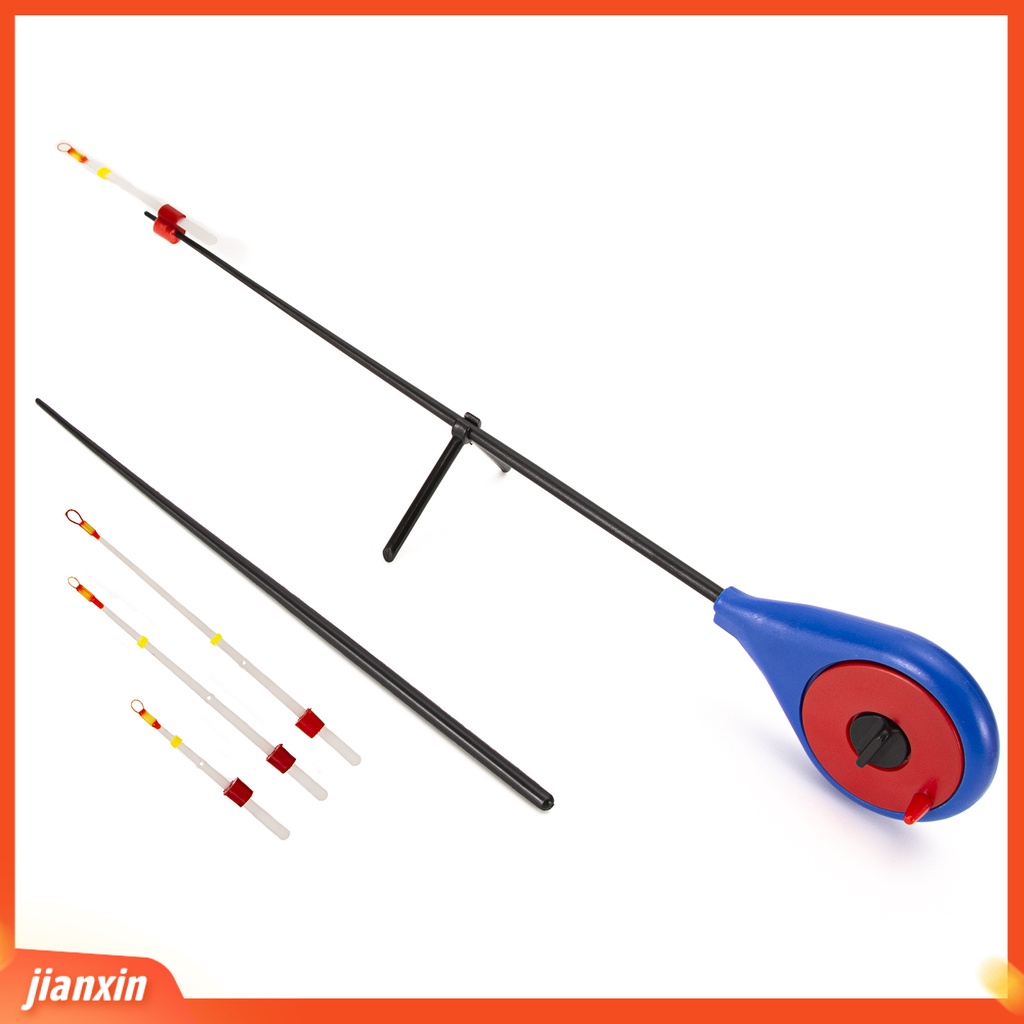(In Stock) 10Pcs Tiang Batang Ekstensi Pancing Es Musim Dingin Putih Kecil Untuk Air Asin Air Tawar