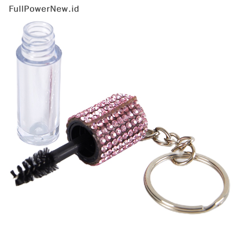 Power 1pcs Reusable Eyelash Extension Mini Maskara &amp; Bulu Mata Tongkat Brush Keyring ID