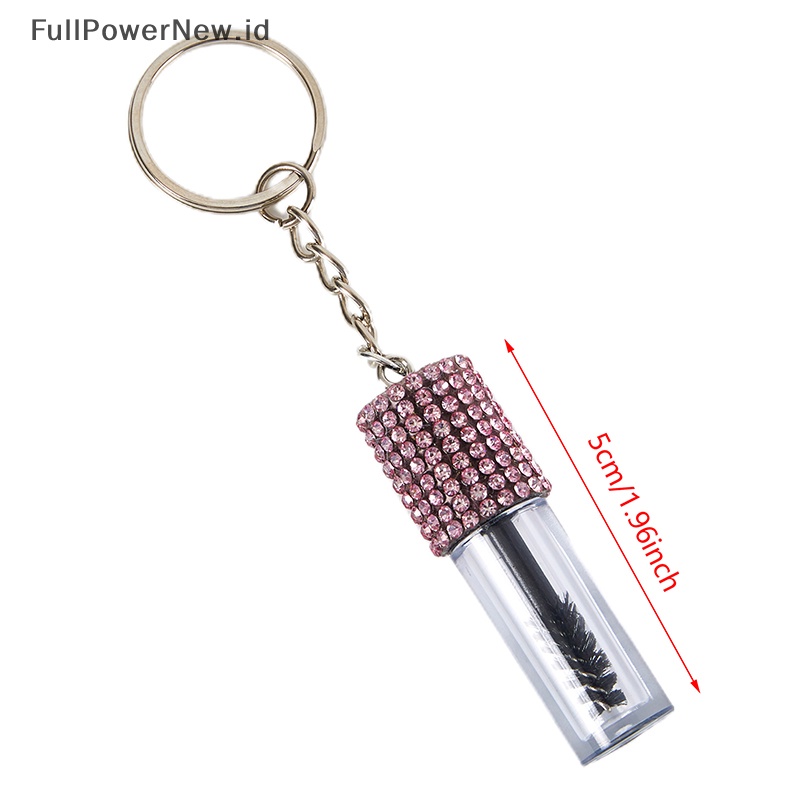 Power 1pcs Reusable Eyelash Extension Mini Maskara &amp; Bulu Mata Tongkat Brush Keyring ID