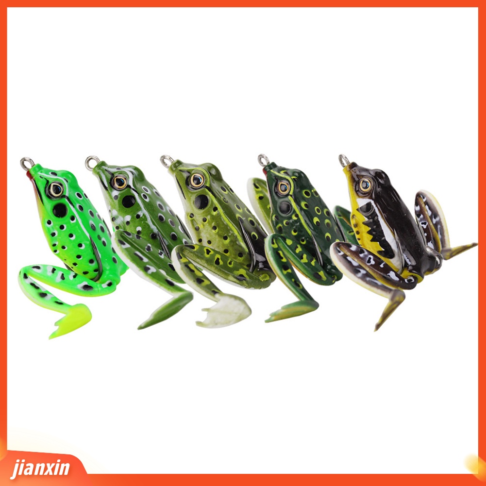 (In Stock) 5 cm Buatan Bentuk Kodok Ikan Lure Umpan Outdoor Fishing Tackle Tools Aksesori