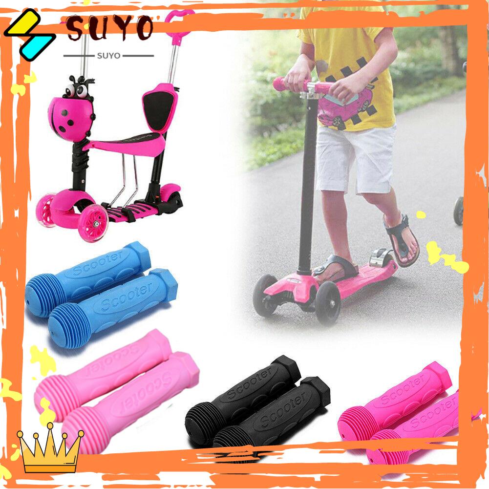 SUYO Scooter Bicycle Handle Sepeda Gunung Jalan Dewasa Anak Premium Soft Bar Grips