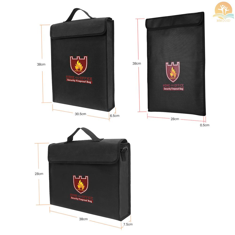 In Stock Tas File Dokumen Uang Tahan Api Kantong Kartu Bank Uang Pasport Barang Berharga Organizer Holder Penyimpanan Aman Untuk Rumah Kantor