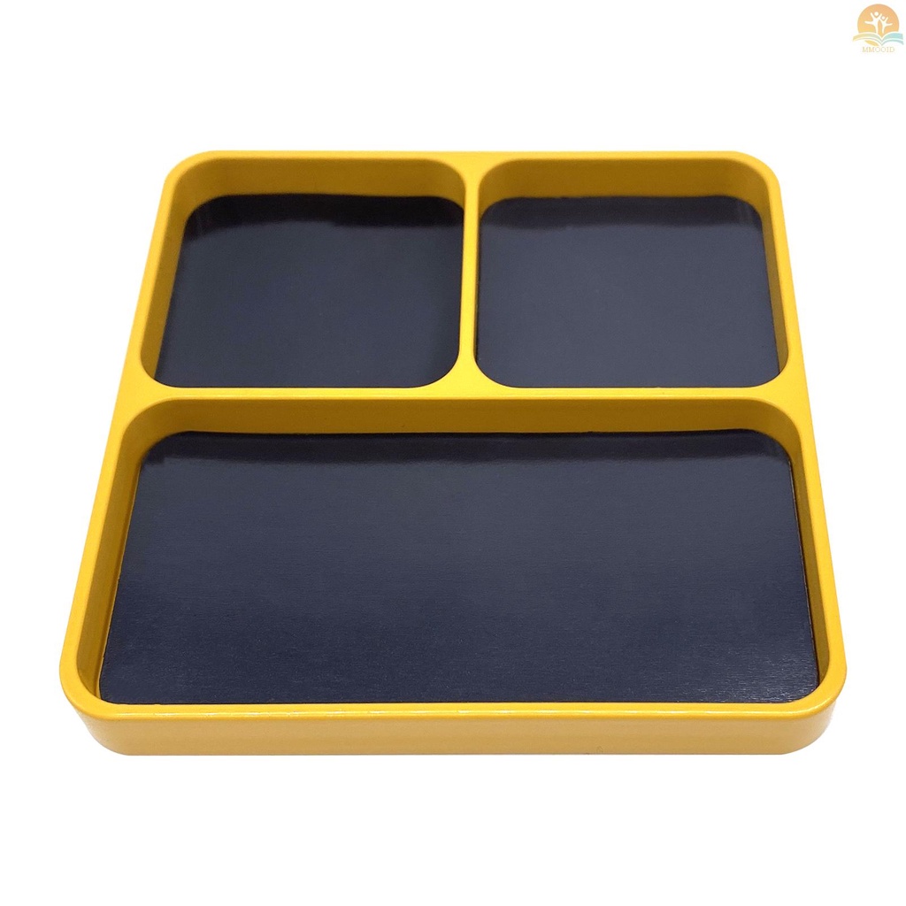 In Stock Magnetic Desktop Sekrup Tools Parts Tray Holder Penyimpanan Piring Kotak Case Organizer Untuk Bagian Logam Sekrup Soket Baut Pin Organisasi