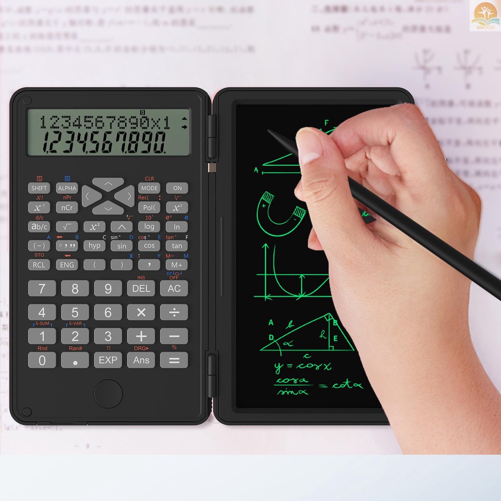In Stock Kalkulator Ilmiah Dengan Papan Tulisan Yang Dapat Dihapus 240fungsi 2jalur LCD Display Kalkulator Matematika Keuangan Yang Dapat Dilipat Perlengkapan Sekolah Untuk Smp Sma Kuliah Studen