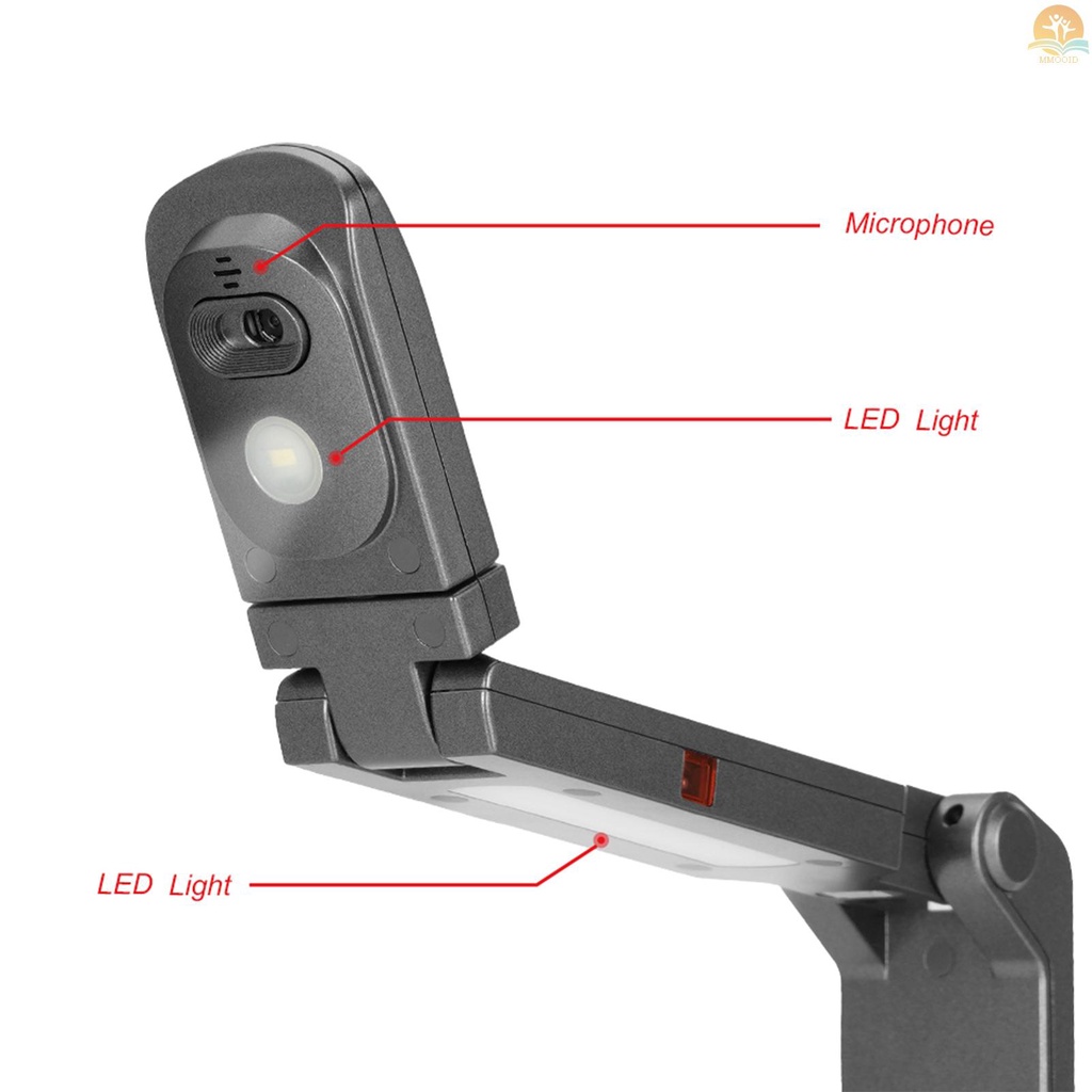 In Stock JOYUSING V500 Buku Dokumen Kamera Scanner Auto Focus USB Plug&amp;Play 8mega-pixel HD High-Definition Max. Port Ukuran Scanning A3 Tersedia Untuk USB VGA IN&amp;OUT Untuk Guru O