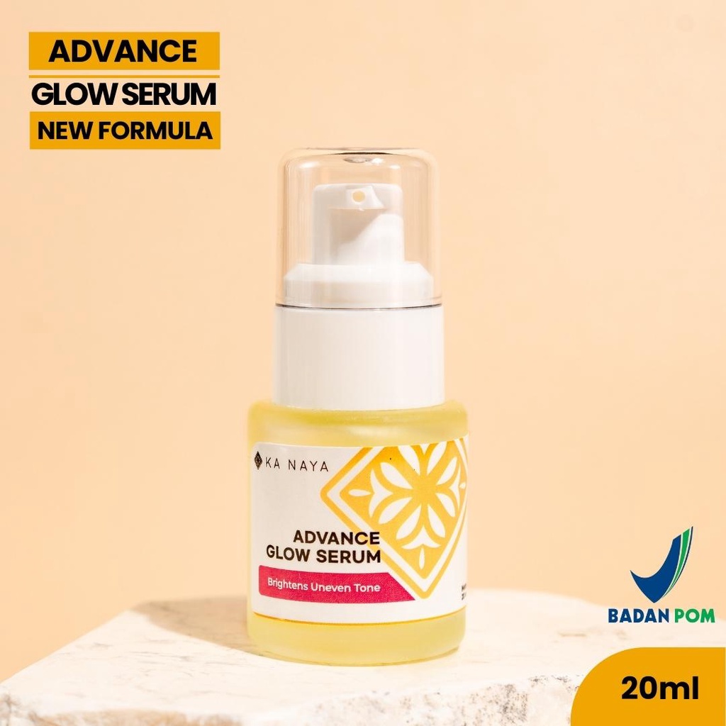 Ka Naya Advance Glow Serum - Serum Wajah Bpom - Serum Penghilang Flek Hitam - Masker Pemutih Wajah G