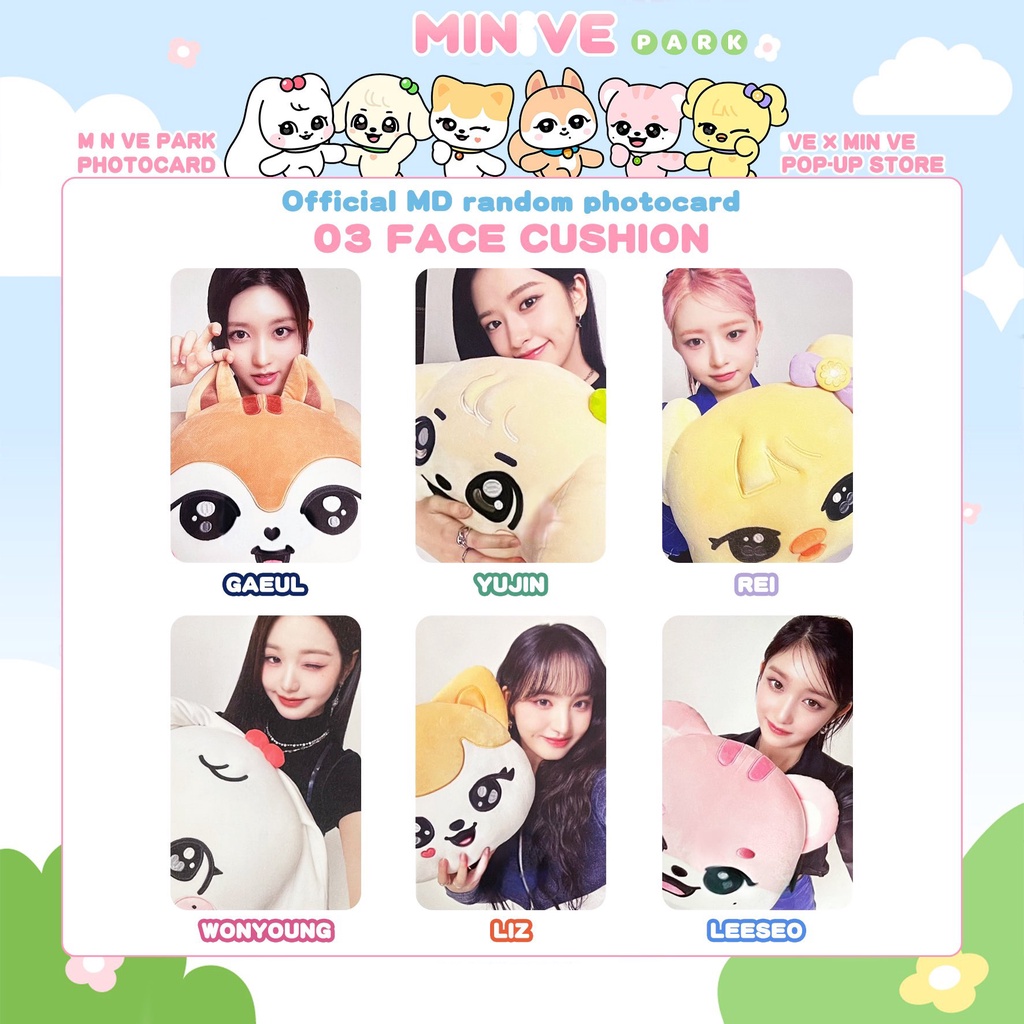 6pcs /set IVE Album MINIVE Photocards Kartu Lomo Kpop Postcards Koleksi Khusus Seri