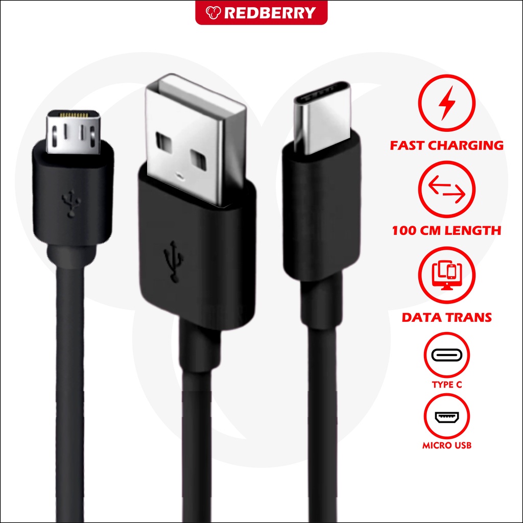 Kabel Data XIAOMI MI4 Fast Charging Type c Micro USB kabel cas charger hp tws speaker powerbank dll