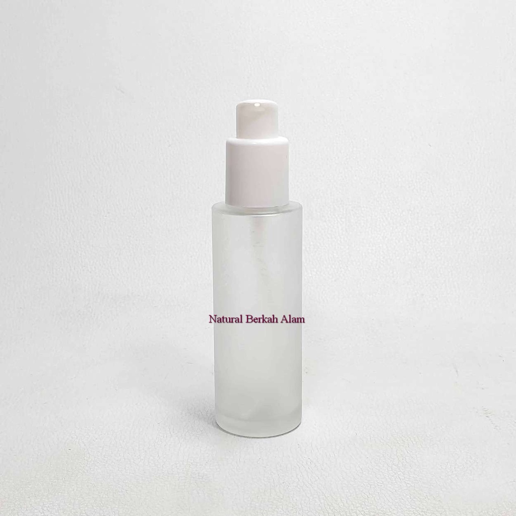 Botol Foundation Kosong 60 ml / Botol Kaca Foundation / Botol Kaca kosmetik / Botol Kaca 60 ml