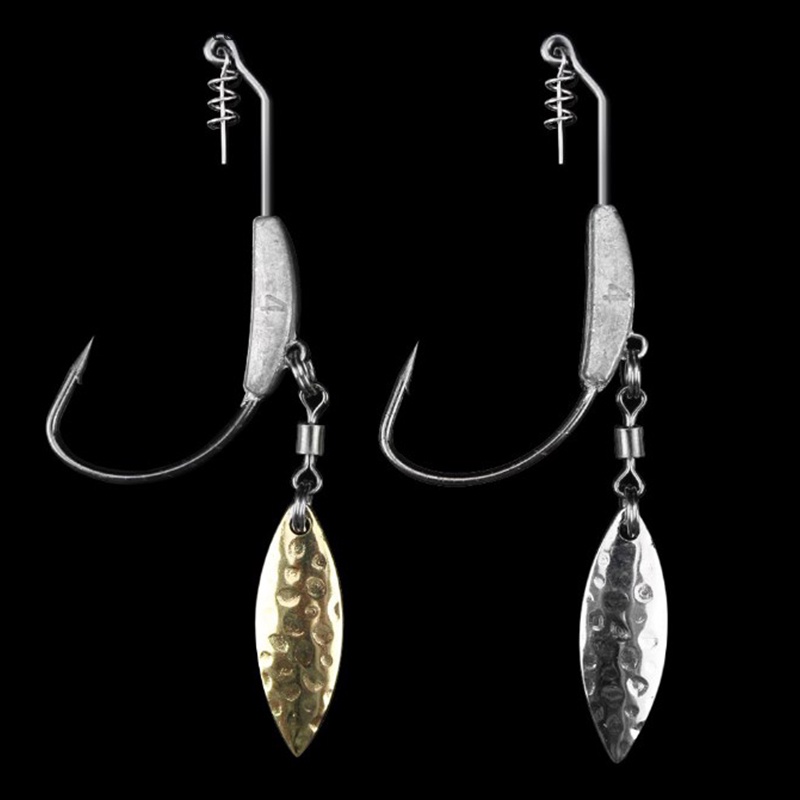 [HeavenDenotation] 4.5g 5.5g 7.2g Dengan Kait Engkol Timbal Dan Perut Lebar Payet Single Hook Path Sub Lead Head Hook HDV