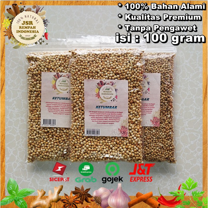 

KETUMBAR ASLI PREMIUM isi 100 gram Rempah Bumbu Dapur terbaik