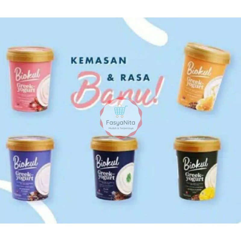 

Biokul Greek Yogurt Plain / Honey / Strawberry 473 gram dari Diamond yoghurt