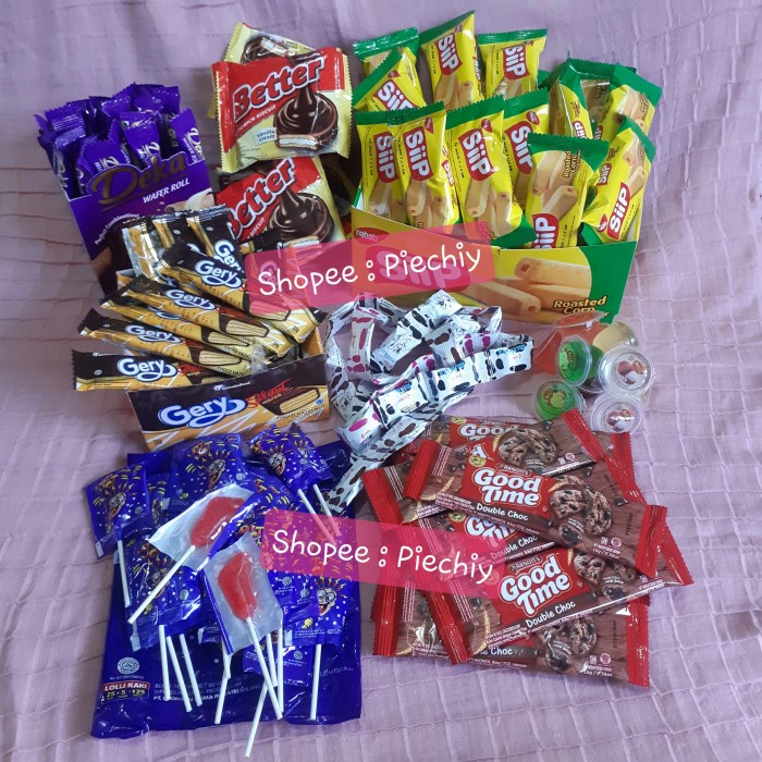 

Isi Pinata Snack Cemilan Permen Biskuit Isi - 100rb