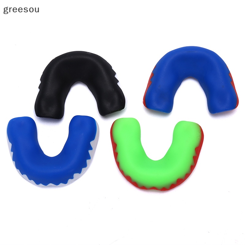 Greesou Professional Mouth Guard Muay Safety Soft EVA Pelindung Mulut Pelindung Gigi Sport ID