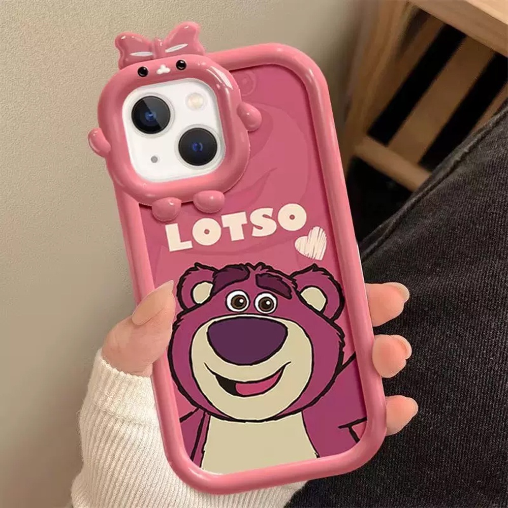 Realme C55 10 C30 C31 C33 C35 C21Y C25Y RealmeC11 C25 C17 C15 C12 C3 C2 7i 5 5i 6i 9i Narzo 30A 50A Prime Manyo Huggin Bear Silikon Lembut Casing Cover DGX