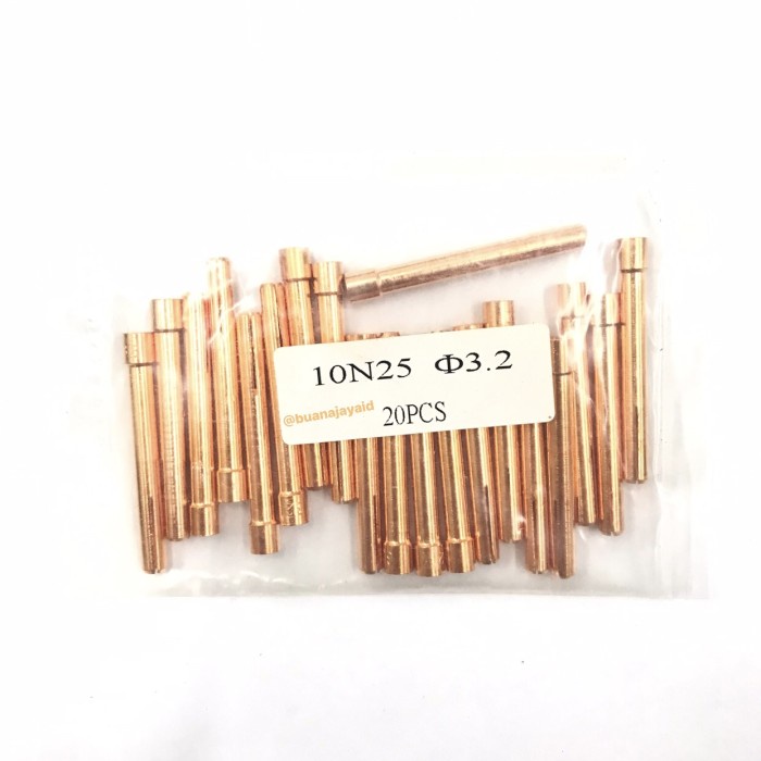 Collet Tig Argon Las 3.2 mm untuk Torch WP 17 18 26 WP17 WP18 WP26