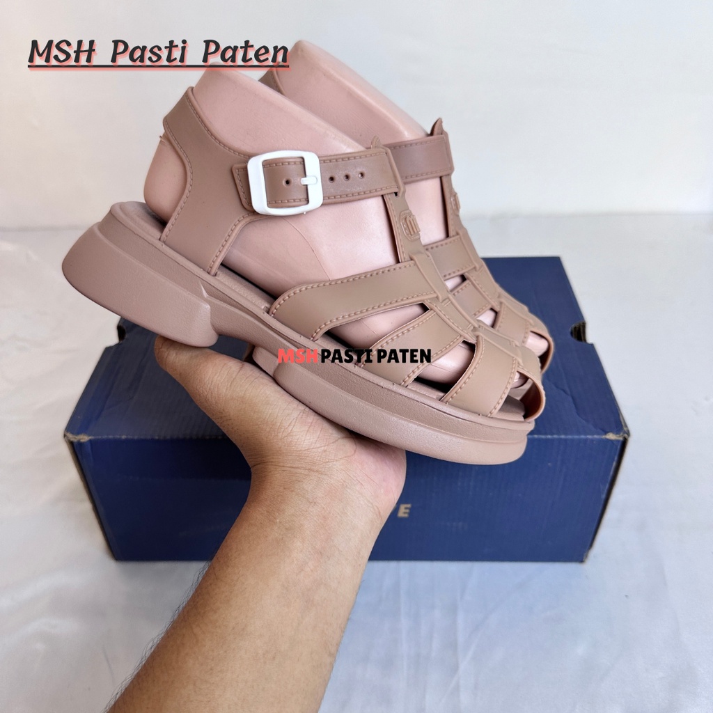 Sandal FlatpormStrap Shoes Wanita Import Anti Slip