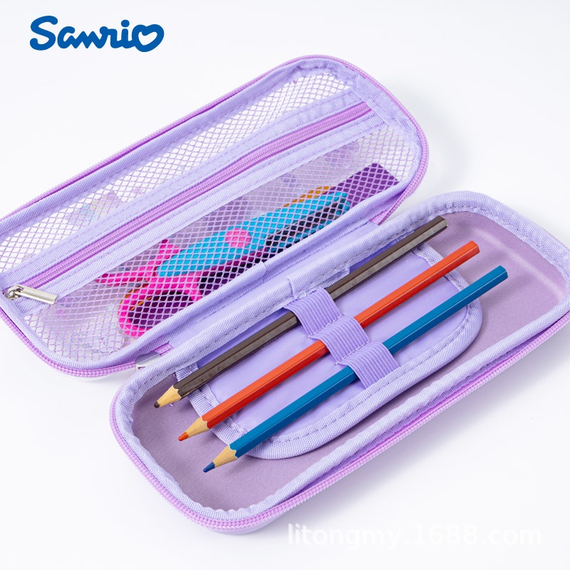Tempat pensil anak ori sanrio pensil case cinnamoroll kuromi melody hello kitty gliter