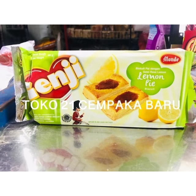 

Monde Genji Rasa LEMON PIE 85 gram | Biskuit Pai Lemon Murah Promo 85g