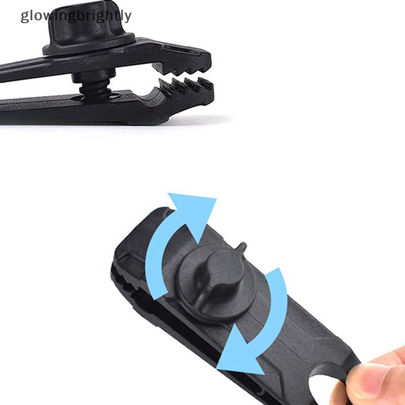 [glowingbrightly] Awning Tenda DIY Terpal Penjepit Klip Snap Kanvas Canopy Clamp Anchor Gripper Jaw Grip Trap Mengencangkan Alat Pertukangan TFX