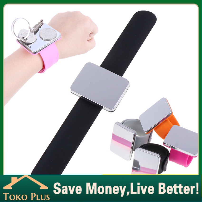 Baru Gelang Magnet tukang hairpin Mixing Palette Wrist Mixing Palette / Gelang Magnet Untuk