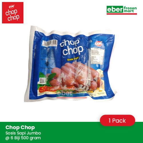 Chop Chop Sosis Sapi Jumbo 6 Biji 500 gram