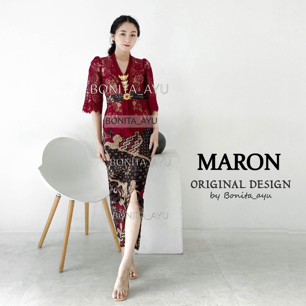 PROMO SET KEBAYA OOTD BALI MODERN BONITA AYU/ SET KEBAYA BLOOMY BONITA AYU