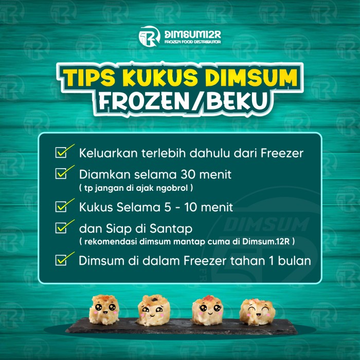 

✨Ready Stok✨ - DIMSUM AYAM TOPING MIX FROZEN ( ISI 50 ) HALAL ( PROMO HARGA GROSIR )