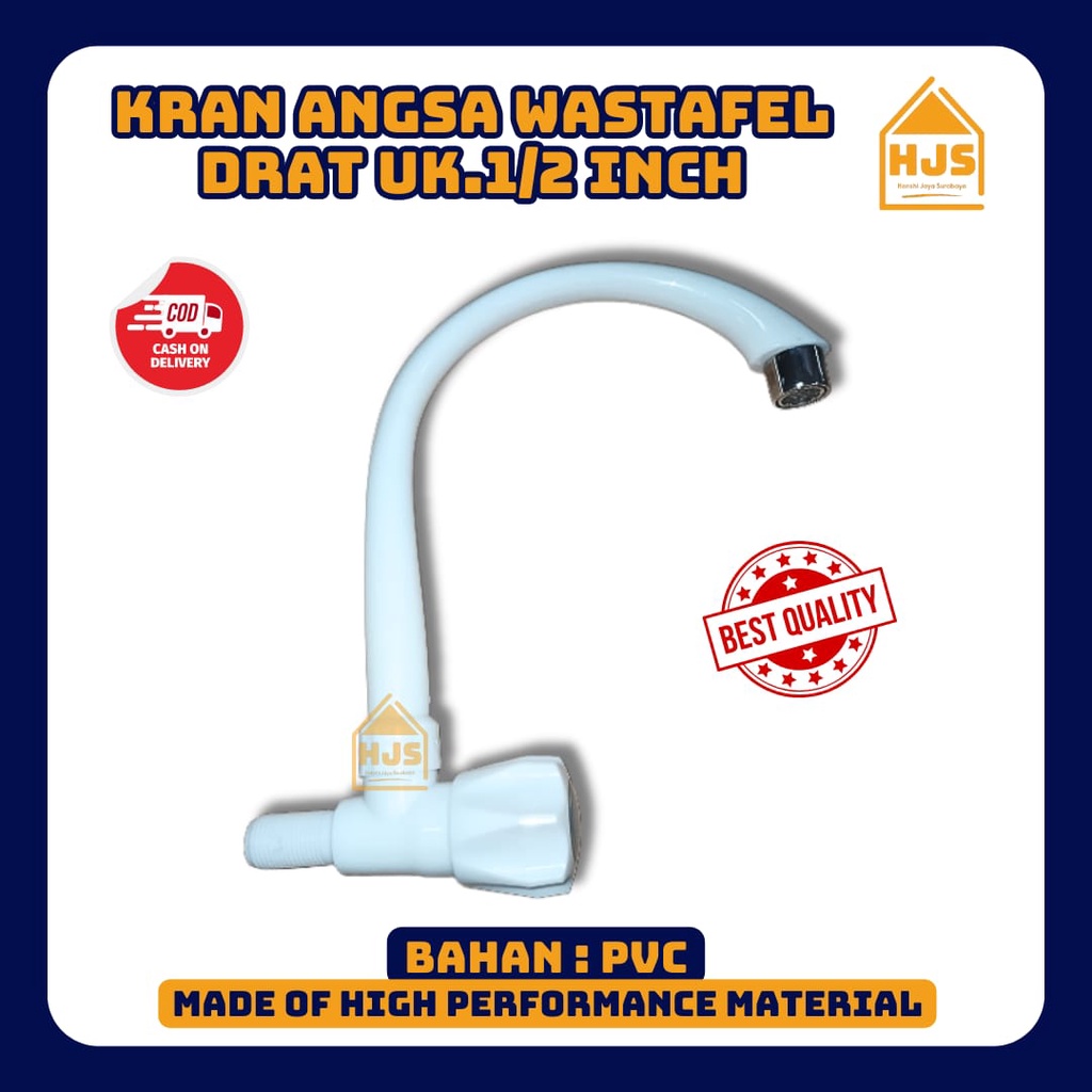 Kran Angsa Mahkota PVC / Kran Air Cuci Piring Plastik Model Angsa / keran pvc angsa / kran angsa pvc