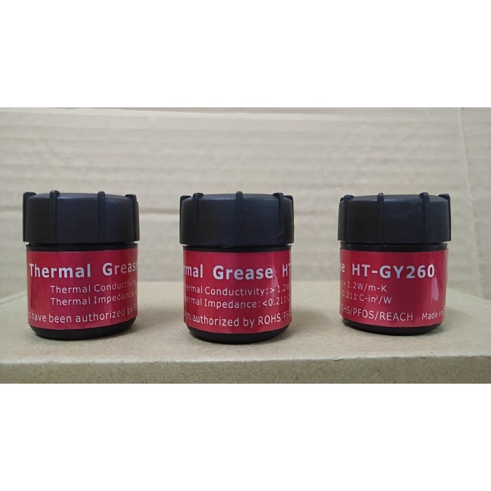 Thermal Pasta/Thermal Grease silicone HT-GY260 pasta pndingin procesor komputer Laptop -CETRO