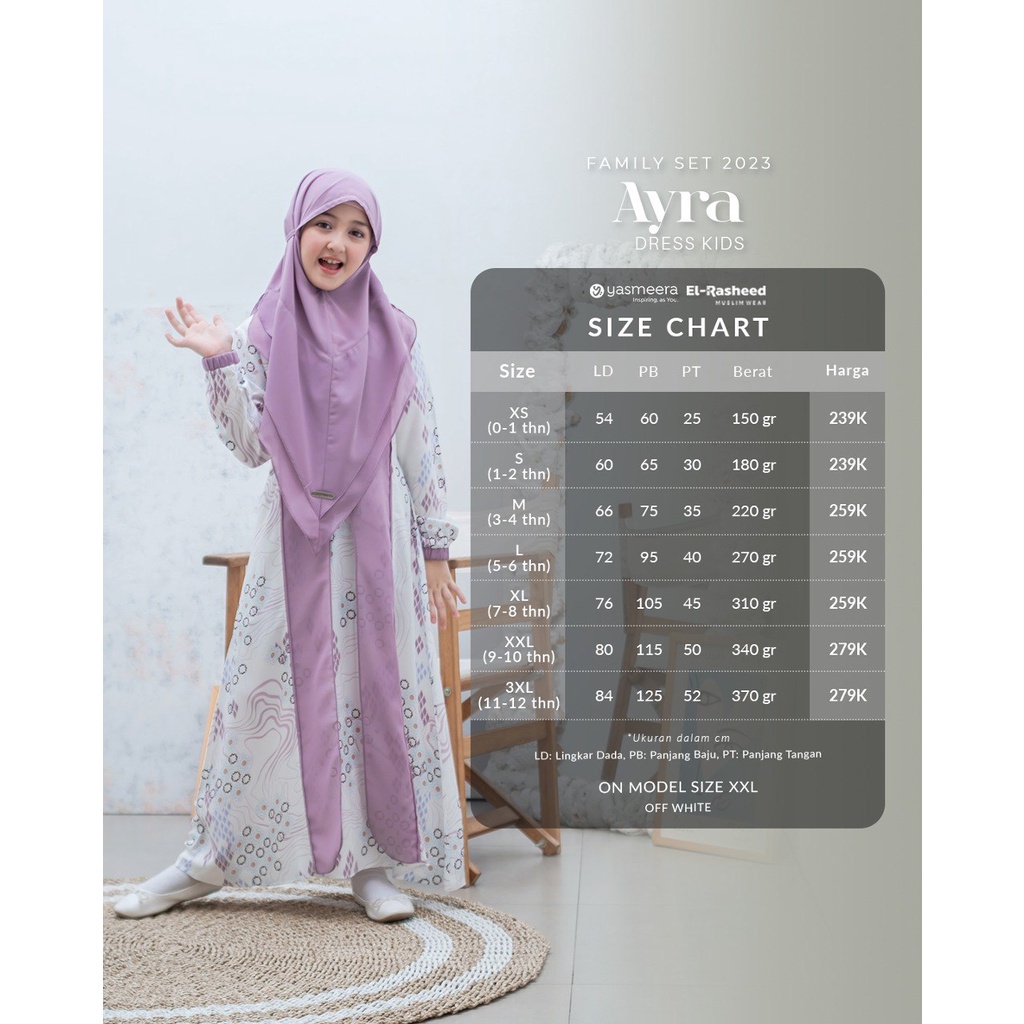 YASMEERA DRESS KIDS AYRA