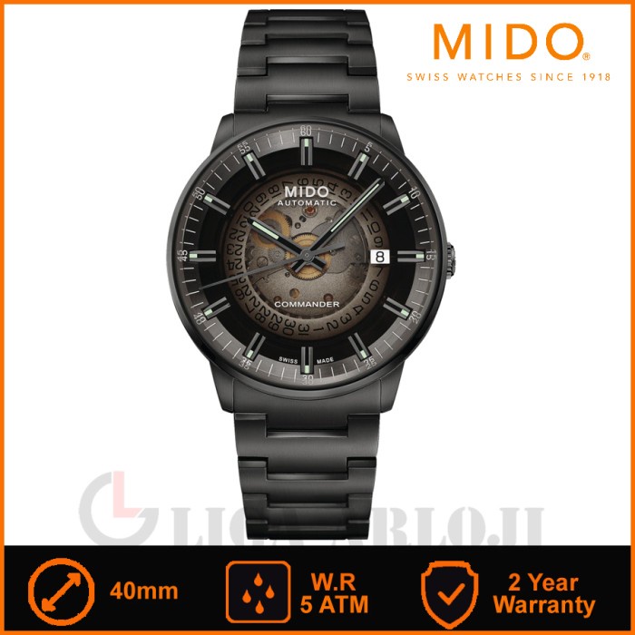 MIDO M021.407.33.411.00 - Commander Gradient Jam Tangan Pria Automatic
