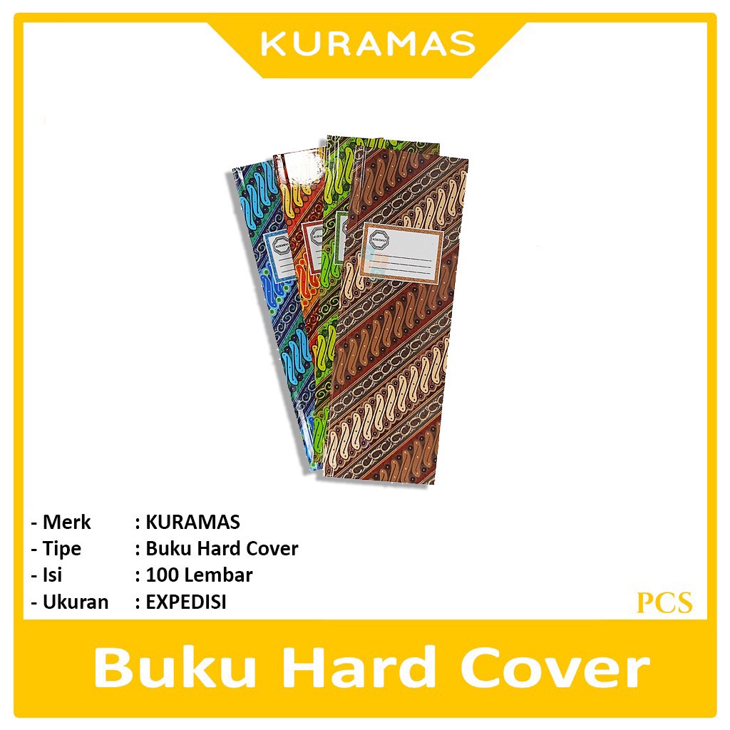 

KURAMAS - Buku Hard Cover Expedisi 100 Lembar - Pcs