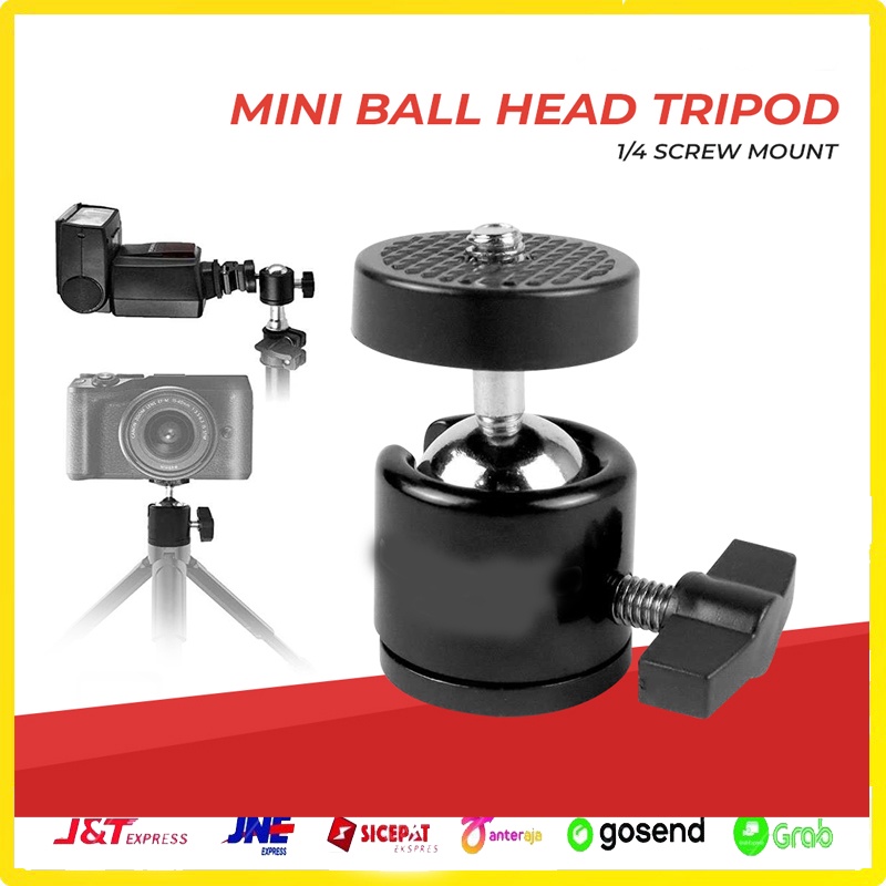 Mini Ball Head Tripod Kamera DSLR 360 Swivel Tripod Kamera