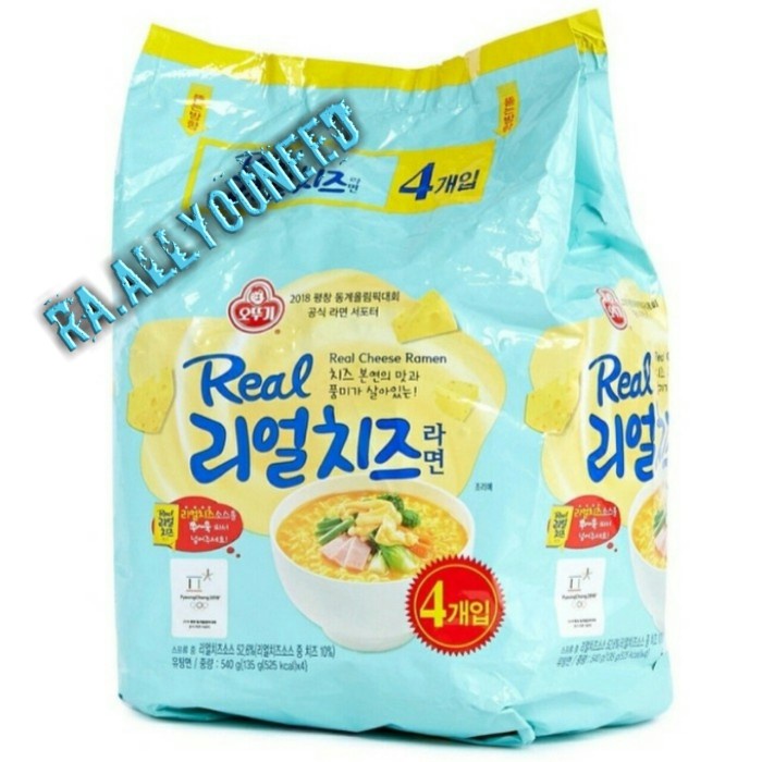 

Real Cheese Ramen Multi Pack Mi Instan Rasa Keju 540gr (135gr @ 4pcs)