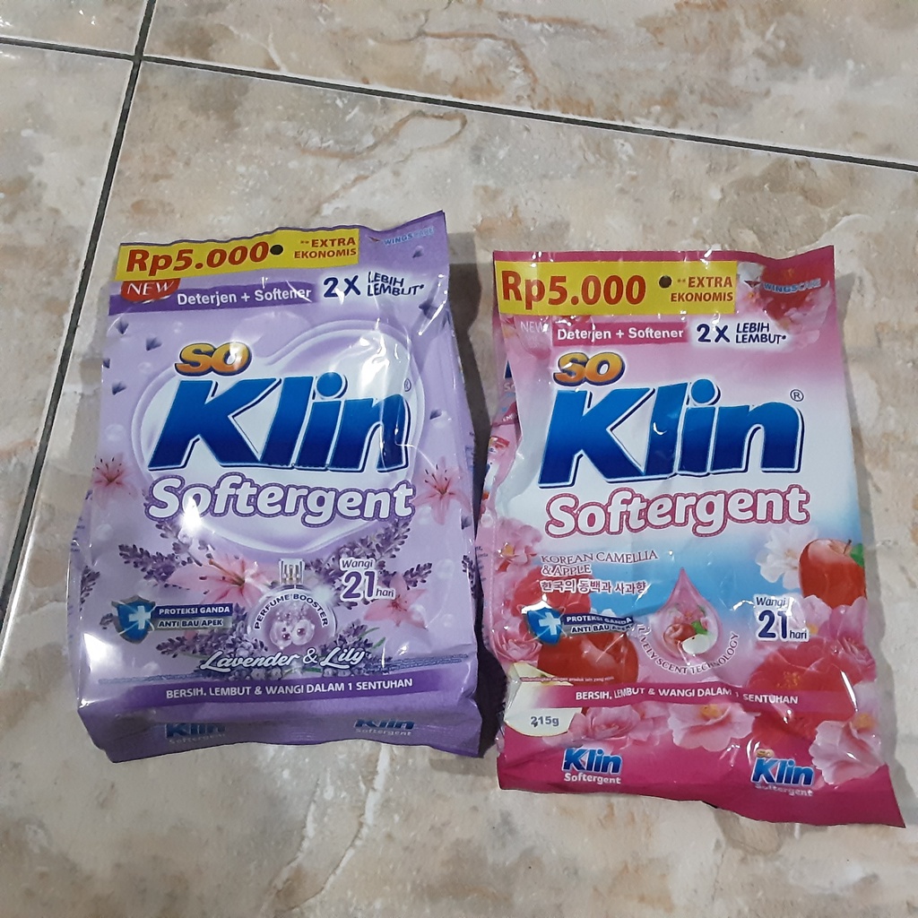 SOKLIN SABUN BUBUK COD-soklin 5000-Sabun cuci deterjen So Klin / Soklin Softergent -SO KLIN SOFTERGE