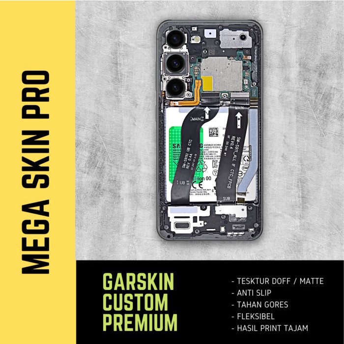 Skin Protector Samsung S23 Fullbody - isi 2 buah - teardown mesin