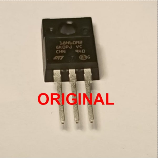 ((2pcs)) Original 18N60 STF18N60M2 STP18N60M2 STB18N60M2 18N60M2 18N60N TO220F Tyas Elektro