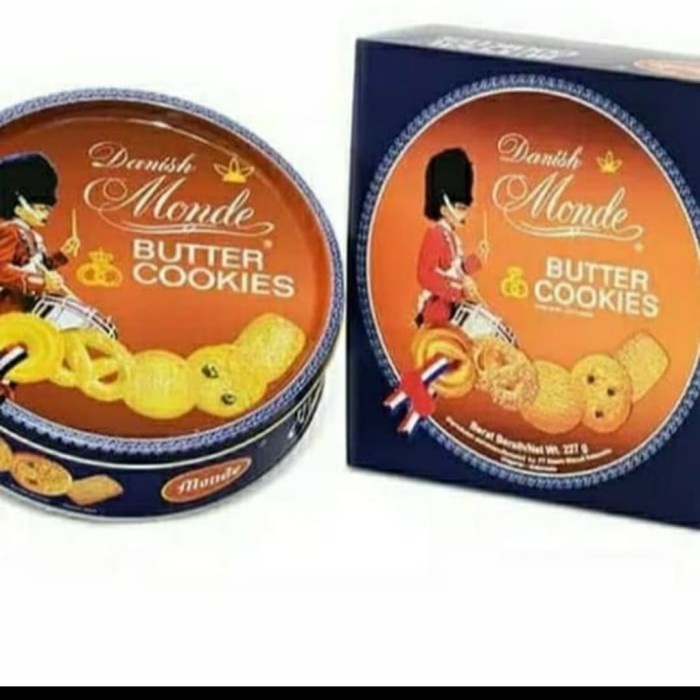 

MONDE BUTTER COOKIES BLUE SHELL 454GR